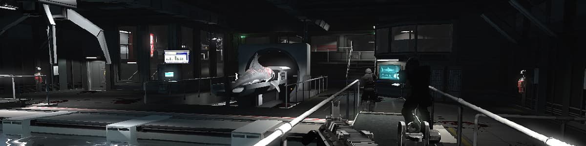 Xeno-13 Orbital Research Station, shark operating room